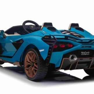 VENTA COCHE LAMBORGHINI SIAN 4X MOTORES 12V, 2 PLAZAS, RC, FULL OPTION, AZUL - BN-SIAN2PLBLUE